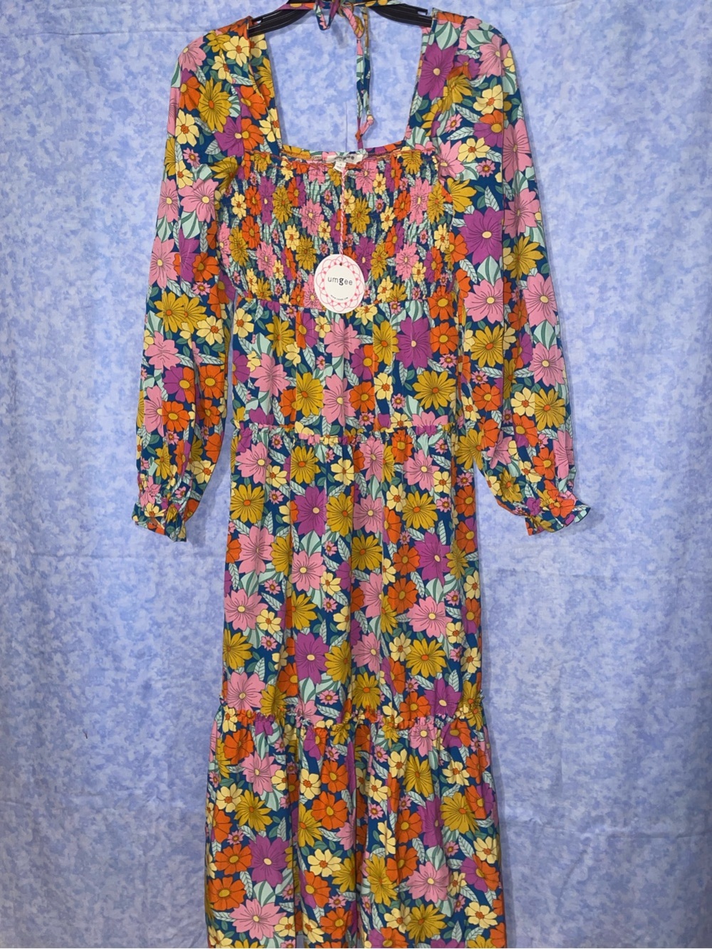 NWT—Umgee Floral Maxi Dress